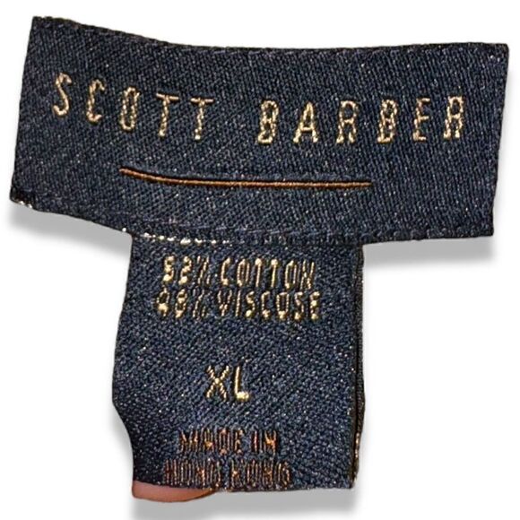 Scott Barber Golden Yellow Button Down Shirt Size XL - Picture 2 of 8